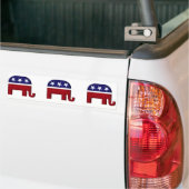 Logo van de republikeinse olifant bumpersticker (Op Truck)
