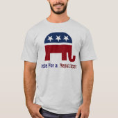 Logo van de republikeinse olifant t-shirt (Voorkant)
