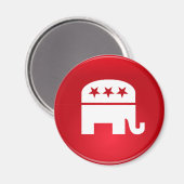 Logo van de Republikeinse Partij Magneet (Voorkant / Achterkant)