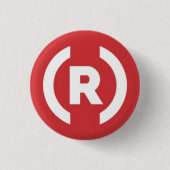 Logo van de Republikeinse Partij Ronde Button 3,2 Cm (Voorkant)
