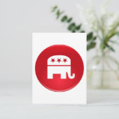 Logo van de Republikeinse Partij Uitnodiging Briefkaart (Staand voorkant)