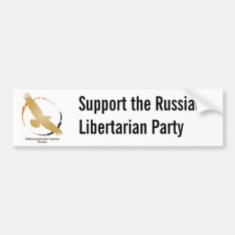 Logo van de Russische Libertarische Partij Bumpersticker