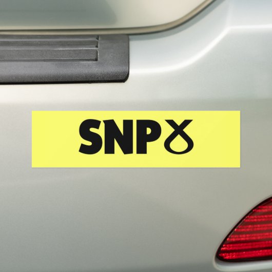 Logo van de Scottish National Party (SNP) Bumpersticker (Op auto)