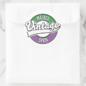 Logo van de soort Bilbao-spanje,  Ronde Sticker (Tas)