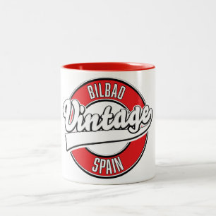 Logo van de soort Bilbao-spanje, Tweekleurige Koffiemok