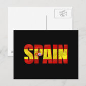 Logo van de Spaanse vlag voor trotse Spanjaarden Briefkaart (Voorkant / Achterkant)