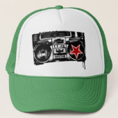 logo van de springplank trucker pet (Voorkant)