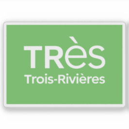 Logo van de stad Trois-Rivières, Quebec, Canada Sticker