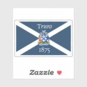 Logo van de stad Truro, Nova Scotia, Canada Sticker (Vel)