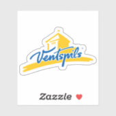 Logo van de stad Ventspils, Letland Sticker (Vel)