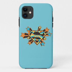 Logo van de Sterren van Supergirl het Kleurrijke Case-Mate iPhone Case