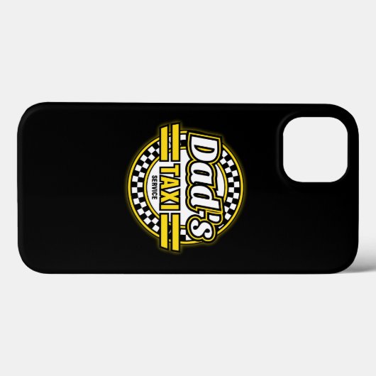 Logo van de Taxi Service van papa Case-Mate iPhone Case (Achterkant (horizontaal))