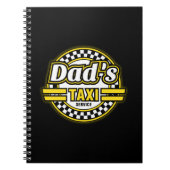 Logo van de Taxi Service van papa Notitieboek (Voorkant)