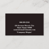 Logo van de verzorger | Rivieren van metaal Visitekaartje (Achterkant)