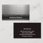 Logo van de verzorger | Rivieren van metaal Visitekaartje (Voorkant / Achterkant)