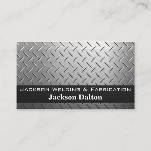 Logo van de verzorger | Rivieren van metaal Visitekaartje (Voorkant)