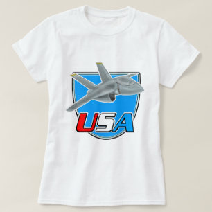 Logo van een Amerikaans straalvliegtuig T-shirt