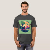 logo van een zaadwinkel met de naam SEED BANK. stl T-shirt (Voorkant volledig)