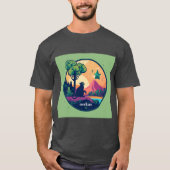 logo van een zaadwinkel met de naam SEED BANK. stl T-shirt (Voorkant)