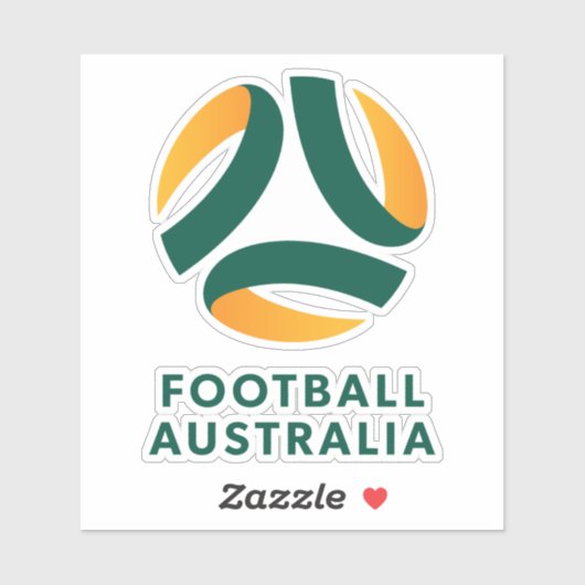 Logo van Football Australia Sticker (Vel)