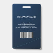 Logo van fotozakelijke ID Badge (Achterkant)