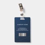 Logo van fotozakelijke ID Badge (Achterkant met clip)