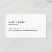 Logo van gebruiksvoorwerpen voor levensmiddelen |  visitekaartje (Achterkant)