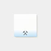 Logo van geoloog hamer post-it® notes (Voorkant)