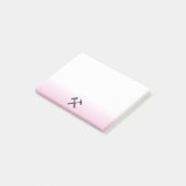 Logo van geoloog hamer post-it® notes (Schuin)