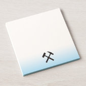 Logo van geoloog hamer post-it® notes