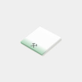 Logo van geoloog hamer post-it® notes (Schuin)