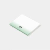 Logo van geoloog hamer post-it® notes (Schuin)