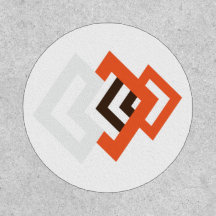Logo van geometrische kleurrijke lijnen