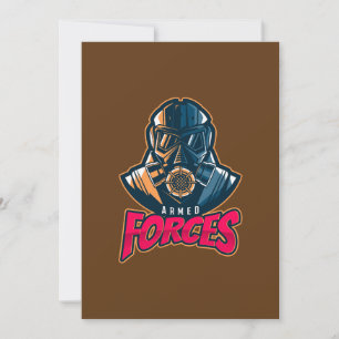 Logo van gewapende strijdkrachten voor gaming Ta Kaart
