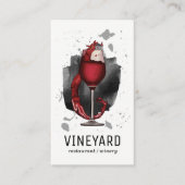 Logo van glanzend glas | Uitdrukkend Visitekaartje (Voorkant)