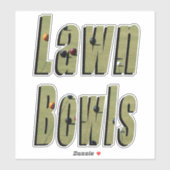 Logo van het Afbeelding van de grassen, Sticker (Vel)