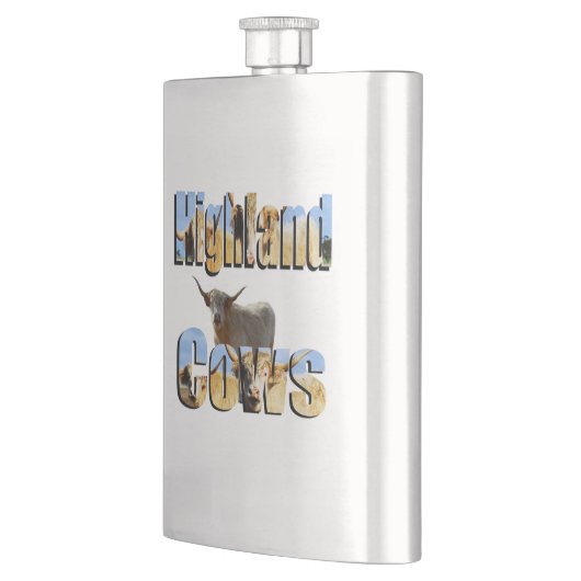 Logo van het Afbeelding van de hoge Koe, Klassieke Flacon (Links)