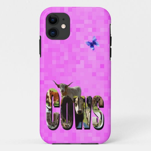 Logo van het Afbeelding van de koe met hoge Koe, Case-Mate iPhone Case (Achterkant)