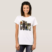 Logo van het Afbeelding van de koe met Koeien, T-shirt (Voorkant volledig)