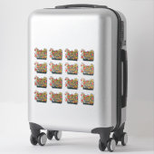 Logo van het All the Flowers Festival Sticker (Koffer)