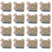 Logo van het All the Flowers Festival Sticker (Voorkant)