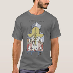 Logo van het Amerikaanse Aquarium House T-shirt