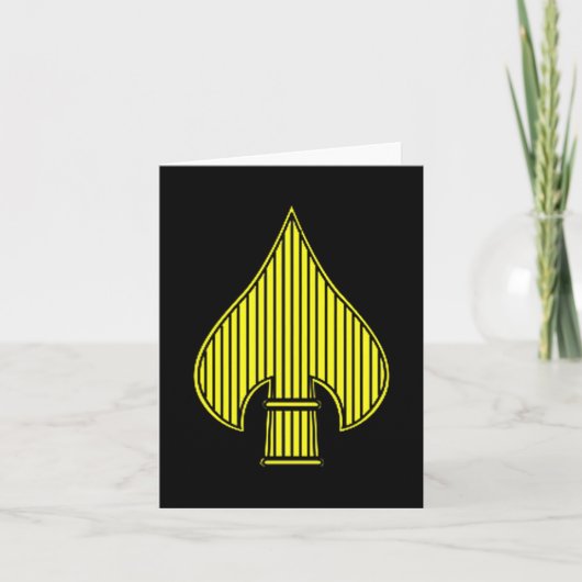 Logo van het Amerikaanse Special Operations Comman Kaart (Voorkant)