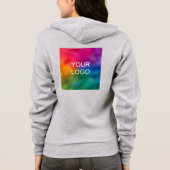Logo van het Bedrijf van het Bedrijf van het Women Hoodie (Achterkant)