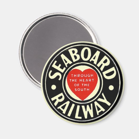 Logo van het hart van de zeescheepvaart magneet (Voorkant / Achterkant)