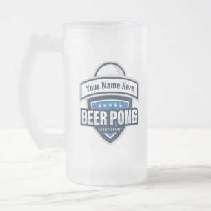 Logo van het kampioenschap beer Pong Matglas Bierpul