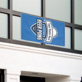 Logo van het  kampioenschap beer Pong Spandoek (Buitenkant Gebouw)