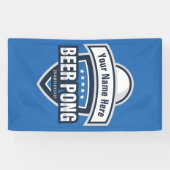 Logo van het  kampioenschap beer Pong Spandoek (Horizontaal)
