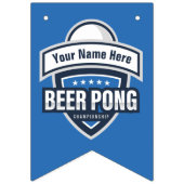 Logo van het  kampioenschap beer Pong Vlaggetjes (Tweede vlag)