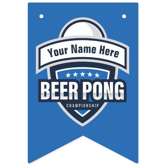 Logo van het kampioenschap beer Pong Vlaggetjes (Derde vlag)